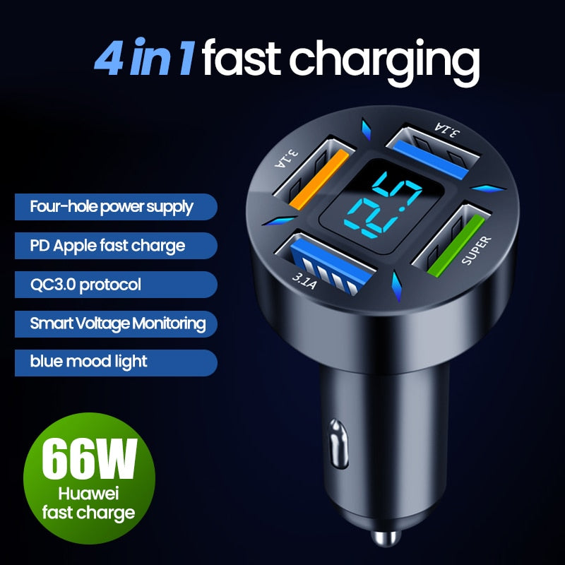 Car Fast Charger for Apple & Android - More Store Club